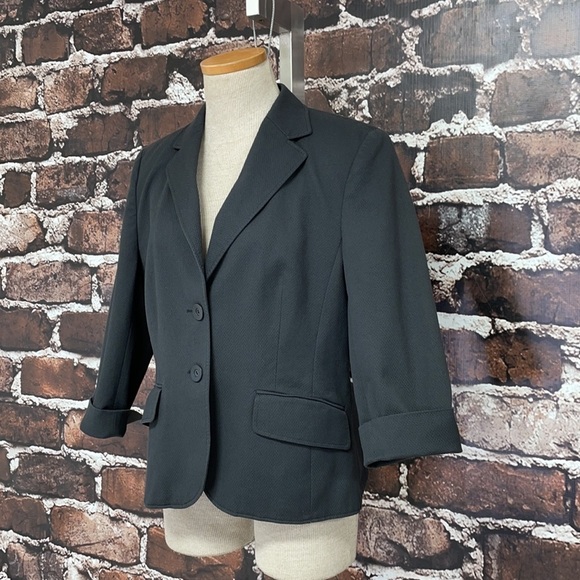 Basler Jacket Blazer Black Buttons Size Small FR 34 - Picture 14 of 14